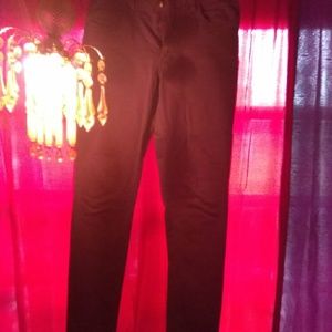 H&M dark purple straight leg pants